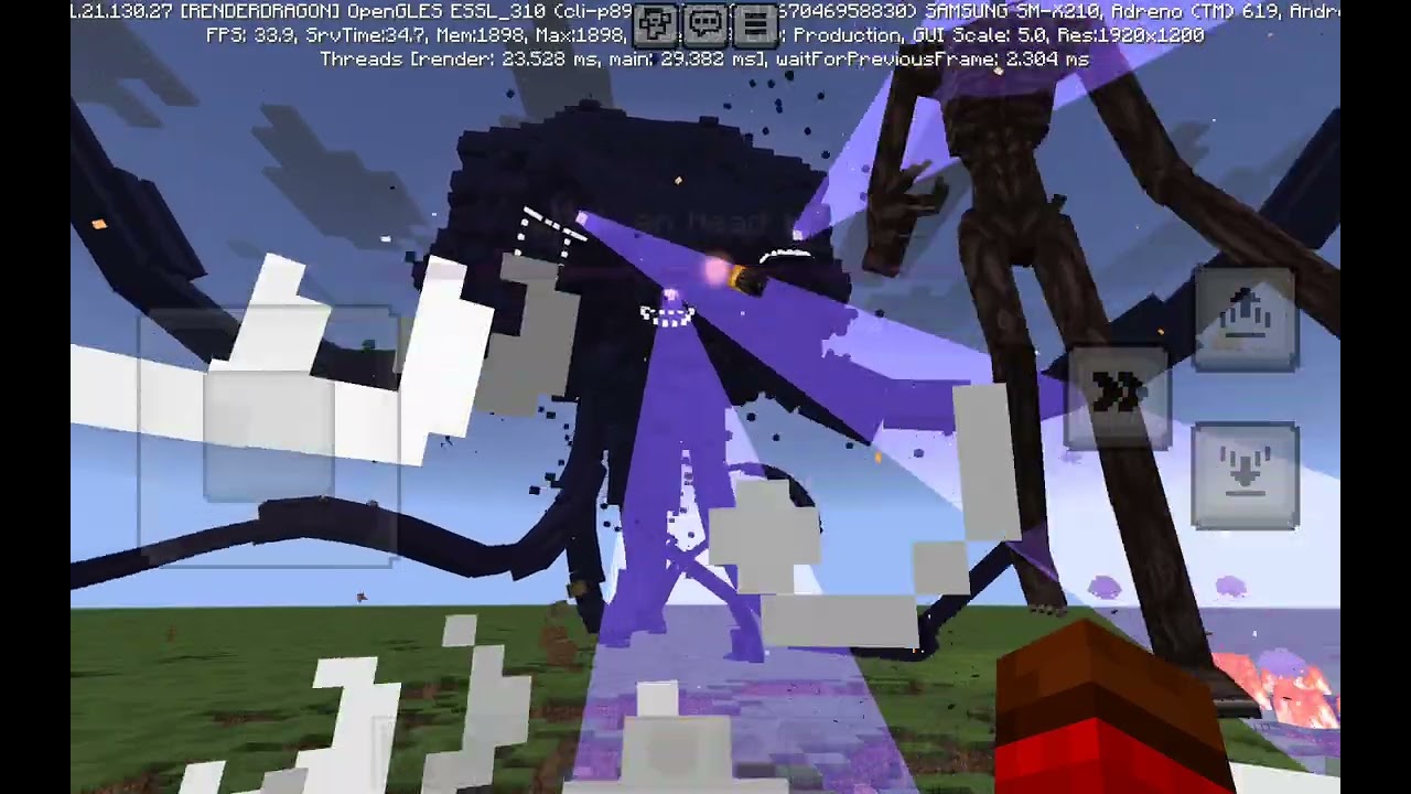 Wither storm vs Siren head