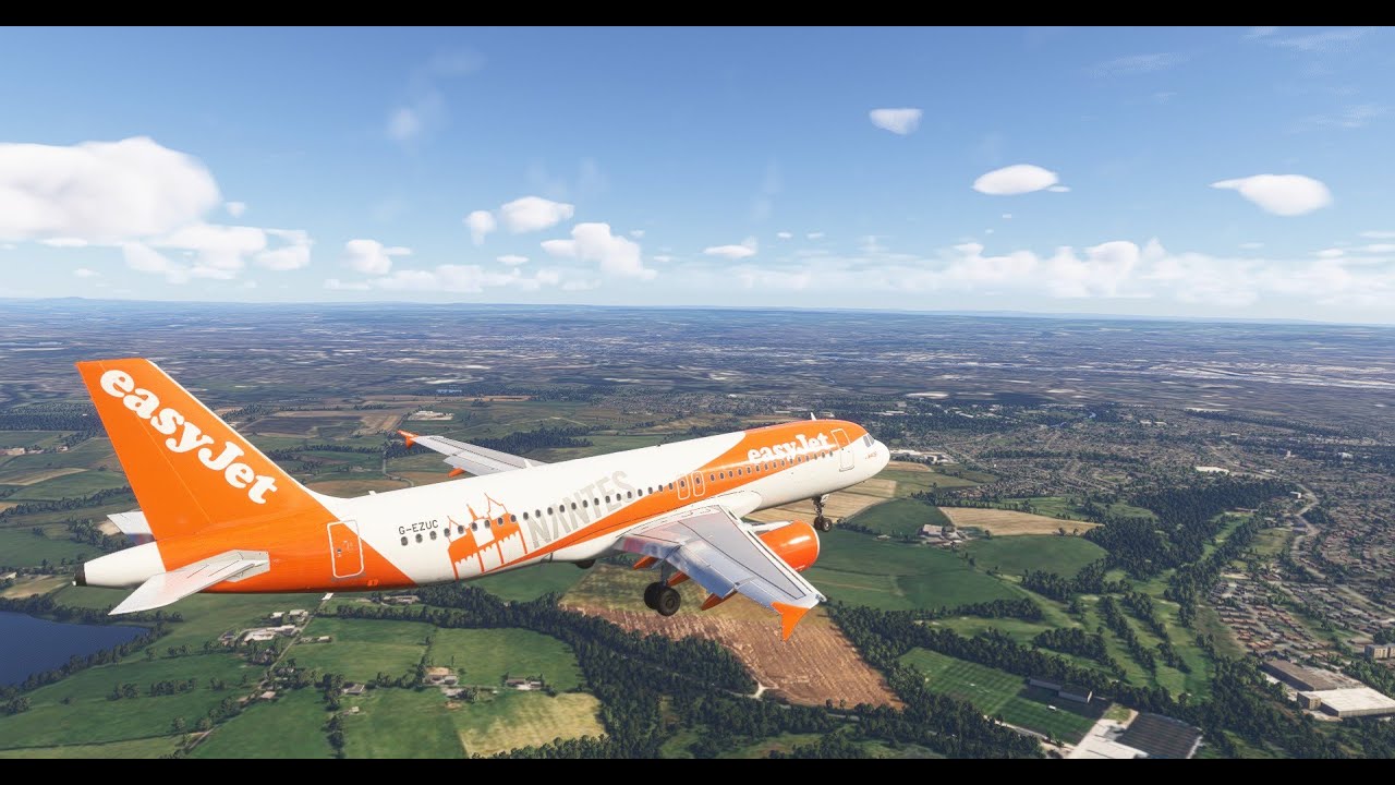 MSFS 2024 First Landing at Glasgow