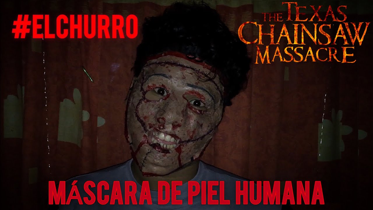 CÓMO HACER MÁSCARA de PIEL HUMANA (MASACRE EN TEXAS) (TUTORIAL)