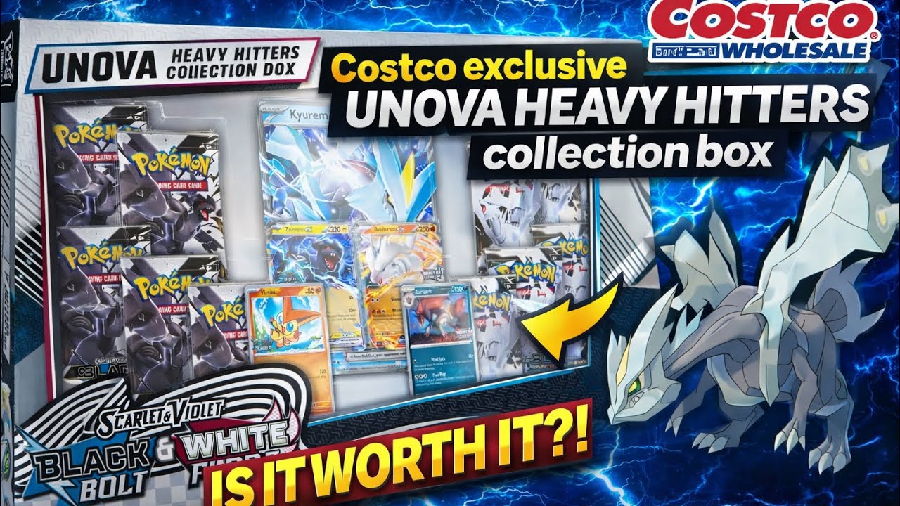 Стоит ли оно того?! | Эксклюзивная коллекция премиум-класса Unova Heavy Hitters от Costco