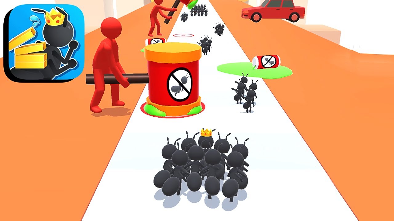 TINY RUN 3D 🐜🐜🐜 All Levels Gameplay Android,ios (Levels 14-16)