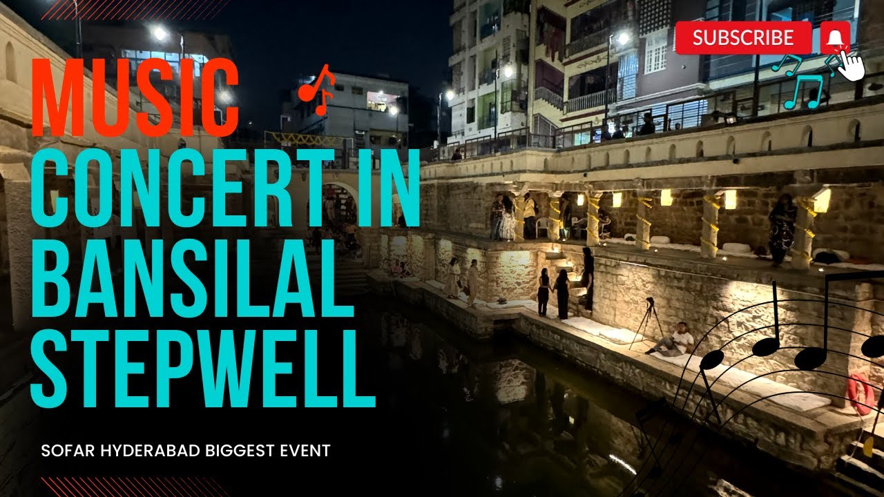 Epic Musical Night at Bansilalpet Stepwell: Hyderabad's Sofar's Largest Music Event
