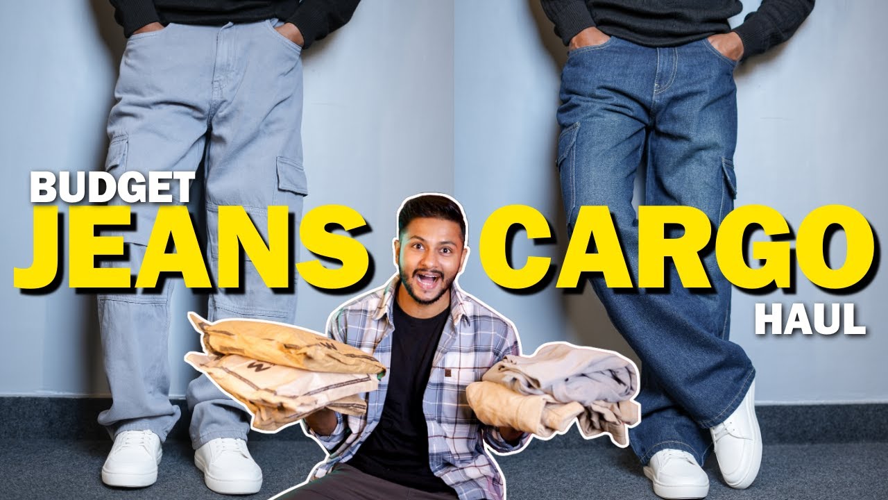 7 BUDGET SEXY JEANS & CARGO PANTS FOR MEN 2025 | JEANS HAUL FOR MEN | Zahid Akhtar