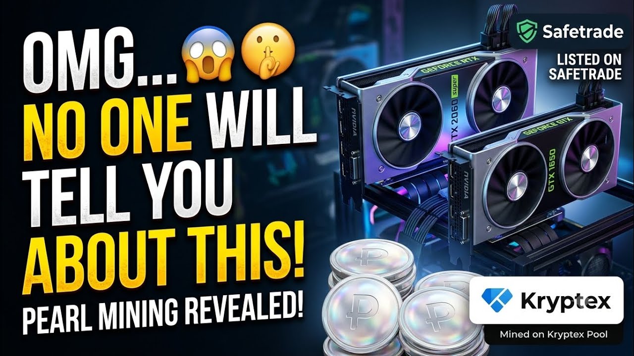 🤫The Hidden Crypto SECRET! Mining Pearl Coin on Kryptex (RTX 2060 Super + GTX 1650) 😱