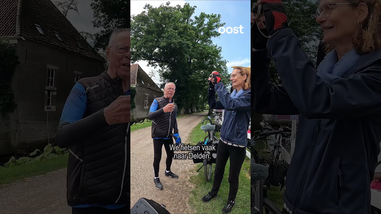 Gerard en Judith zijn op fietsvakantie in Overijssel: 