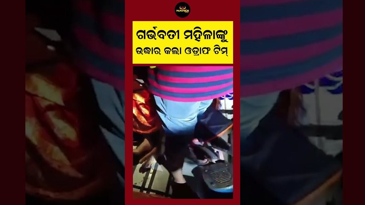 ଗର୍ଭବତୀ ମହିଳାଙ୍କୁ ଉଦ୍ଧାର କଲା ଓଡ୍ରାଫ ଟିମ୍&zwnj;.. | ODRAF Team Rescue Operation | Nandi Live Reels