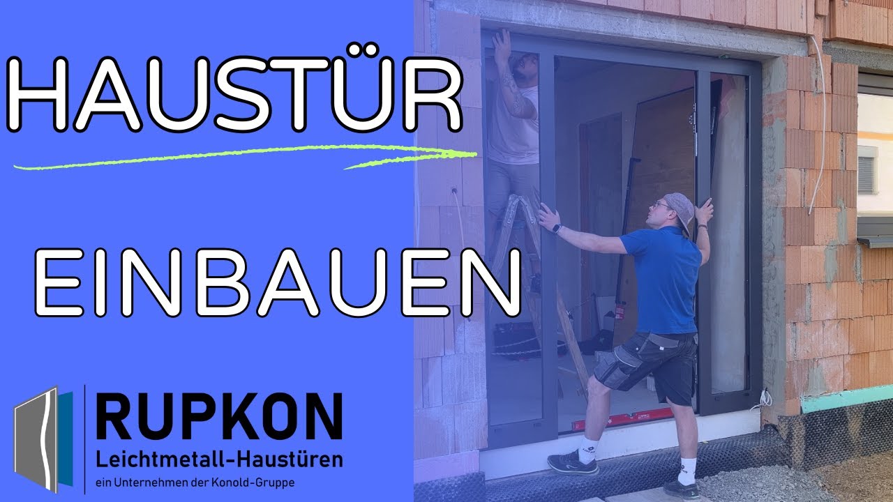 Haustür einbauen