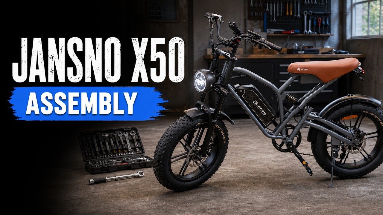 Budget E-Bike Unboxed: Assembling the Jansno X50 + $100 Off Code
