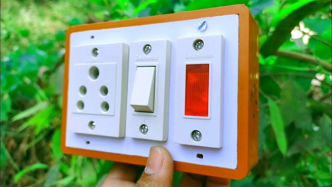 Switch board connection | 5 pin socket, switch and indicator connection | Extension box connection