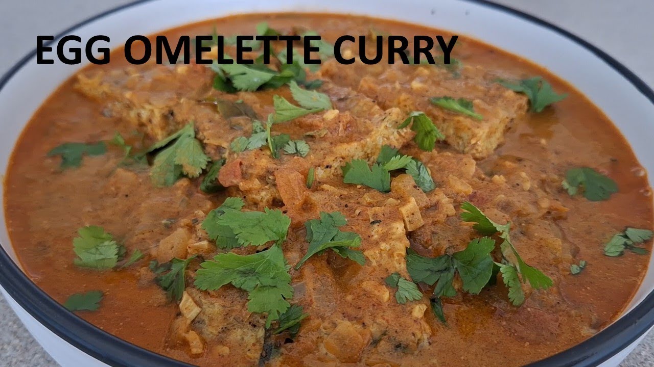Sri Lankan egg omelette curry | Egg curry | Egg omelette curry | Egg curry recipe | Egg recipe