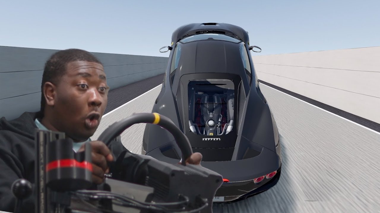 Может ли Ferrari развить скорость более 500 миль в час? | Эксперименты BEAM.NG