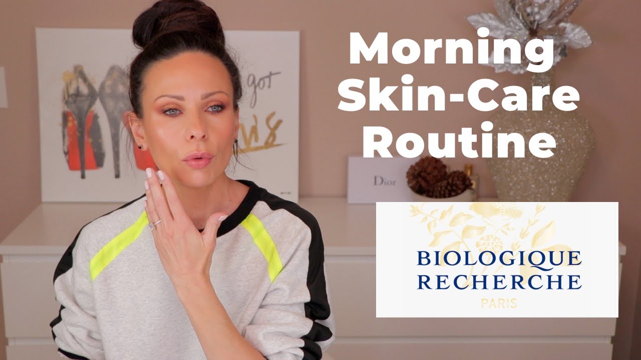 MORNING SKINCARE ROUTINE WITH BIOLOGIQUE RECHERCHE AND OTHER PRODUCTS / ANTI-AGING ROUTINE #skincare