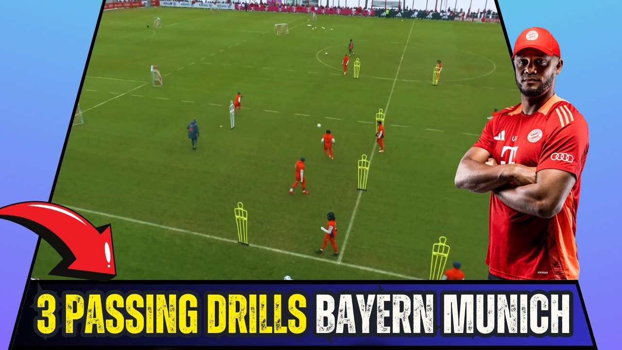 ⚽🎯3 Passing Drills Bayern Munich