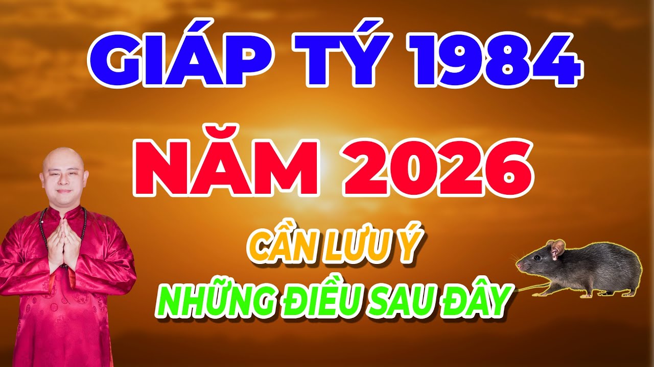 Tử Vi Tuổi Giáp Tý 1984 Năm 2026 – Vận Trình Nhiều Thay Đổi, Cần Biết Lúc Tiến Lúc Dừng