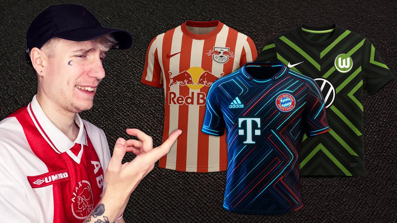 Ich RANKE die Bundesliga Trikots 25/26, aber KI generiert 👕🖨️
