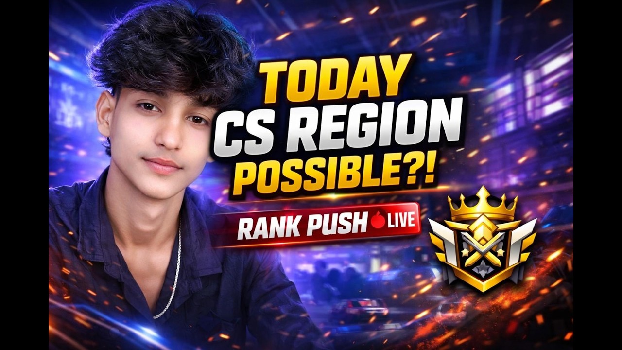 TODAY IS THE DAY?! 🏆 RANK + REGION LIVE 🔴  #classyff  #nonstopgaming #freefire #tgrnrz #tondegamer