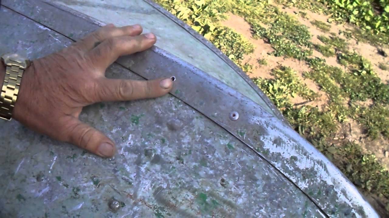 Восстановление лодки, Часть 2: Заклепывание дна)