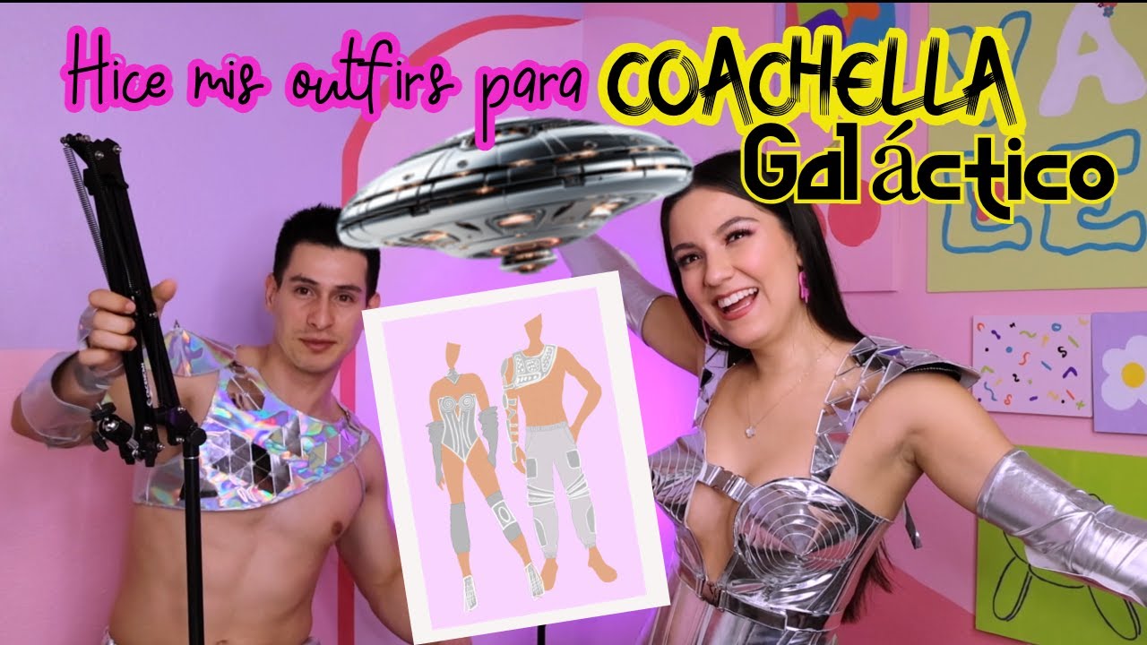 Hice unos outfits para COACHELLA GALACTICOS