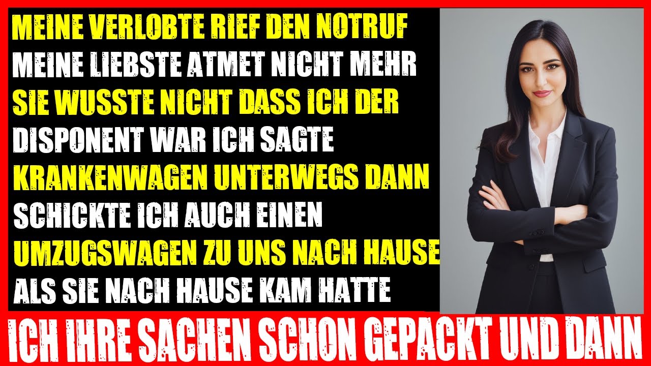 „Meine Verlobte rief den Notruf: Sie wusste nicht, dass ich der Disponent war“