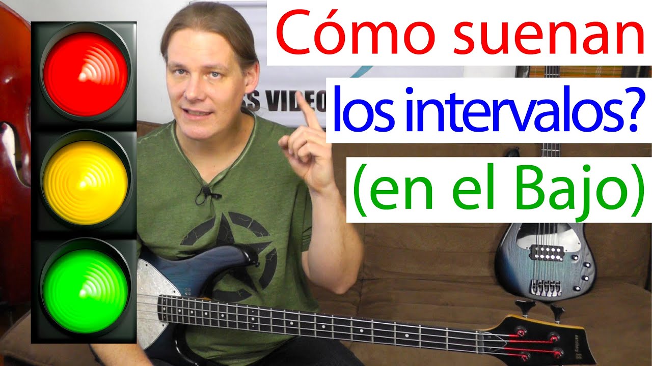 Escuchar el Sonido de los Intervalos Musicales en el Bajo Eléctrico, oir y distinguir los intervalos