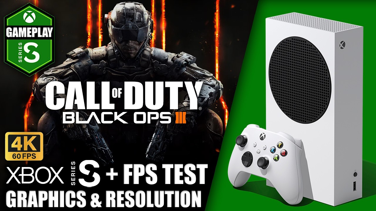 Call of Duty Black Ops 3 - Xbox Series S Gameplay + FPS Test