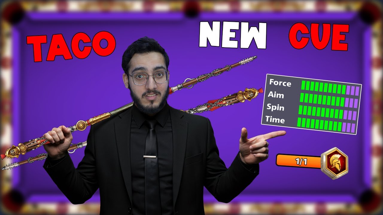NEW ANCIENT ROME CUE TACO MAX 396 UPGRACE PIECES IN 8 BALL POOL 😱‼️