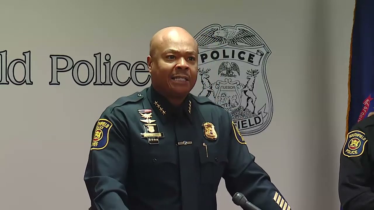 Southfield police hold press conference on human trafficking investigation