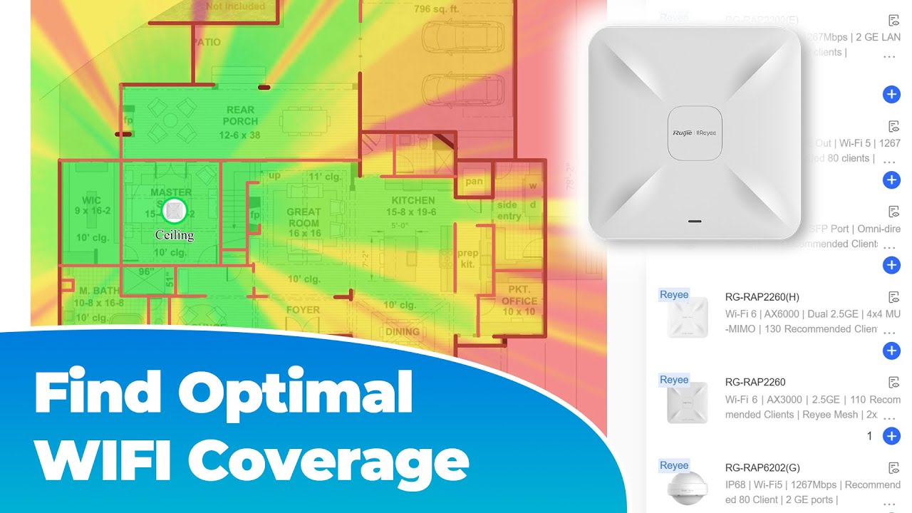 Free Wi-Fi Heatmap Tool for AP Planning &ndash; Ruijie Cloud AI Heatmap