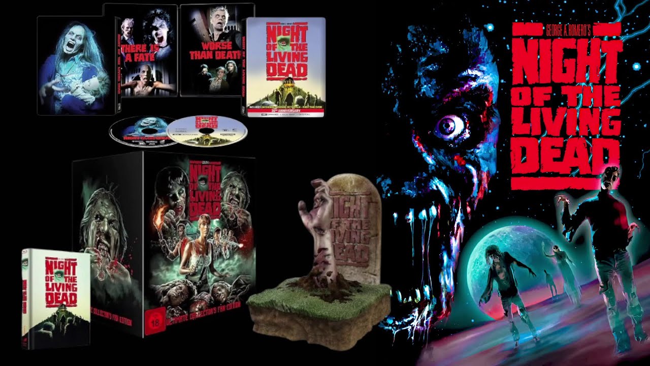 Night of the Living Dead (1990) Ultimate Collector's Fan Edition Mediabook/Steelbook 4K Blu-ray