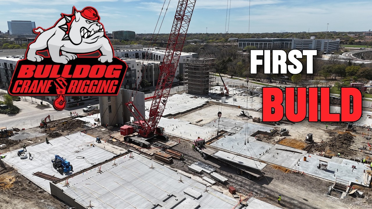 Manitowoc MLC300 Arrives on Site for First Build
