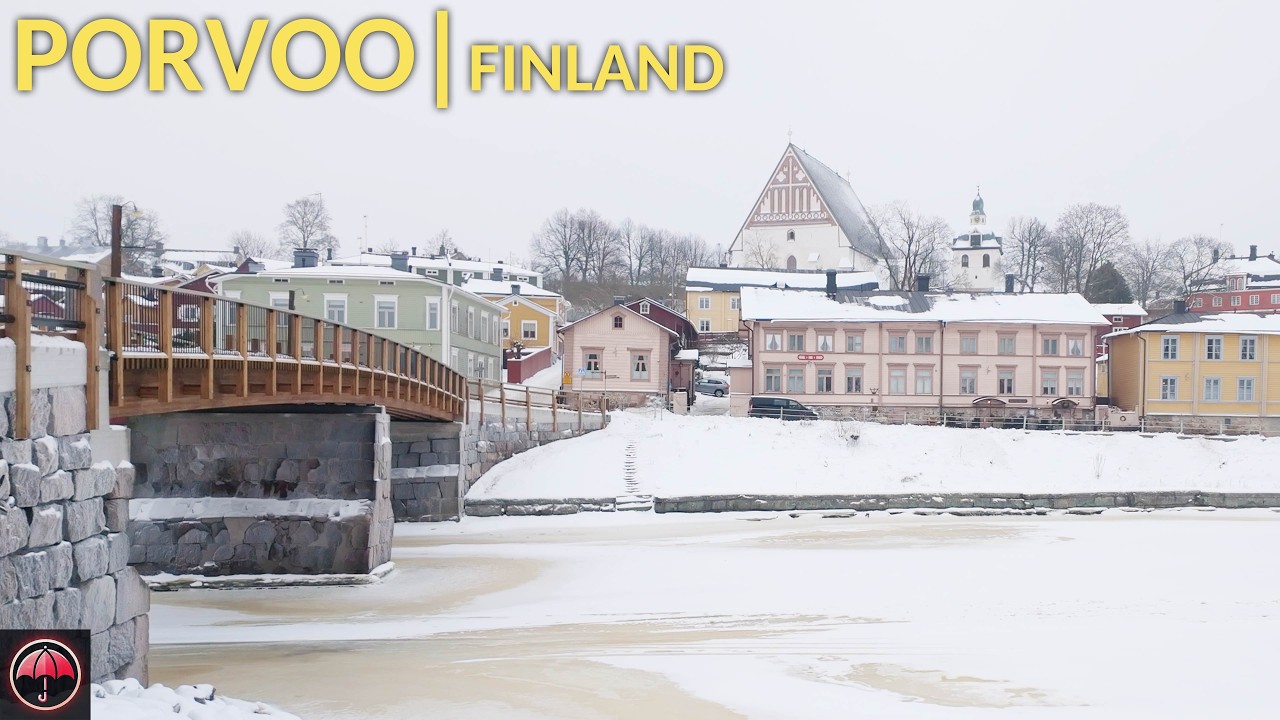 Snow Walking in Porvoo, Finland - January 2026