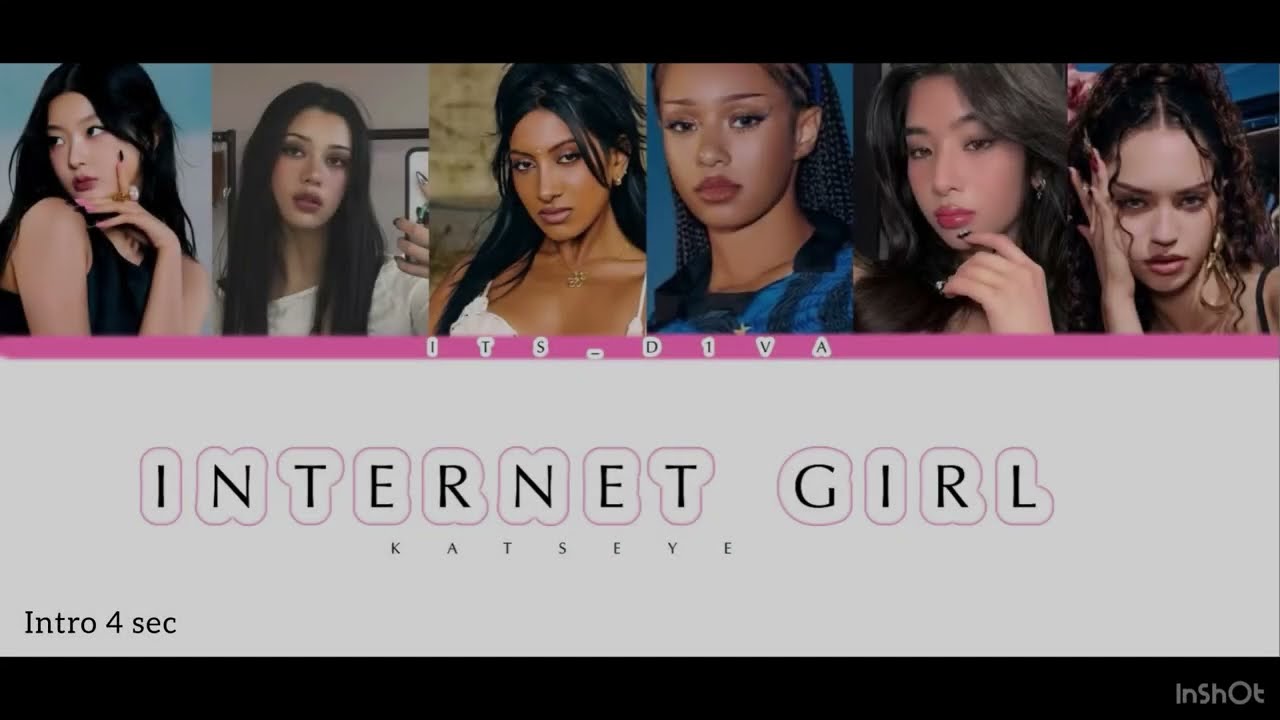 كلمات اغنية INTERNET GIRL BY KATSEYE #ملونه‼️