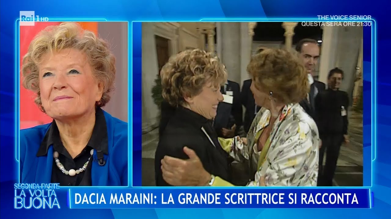 Dacia Maraini, l'ultimo libro un omaggio alle donne - La Volta Buona 07/03/2025