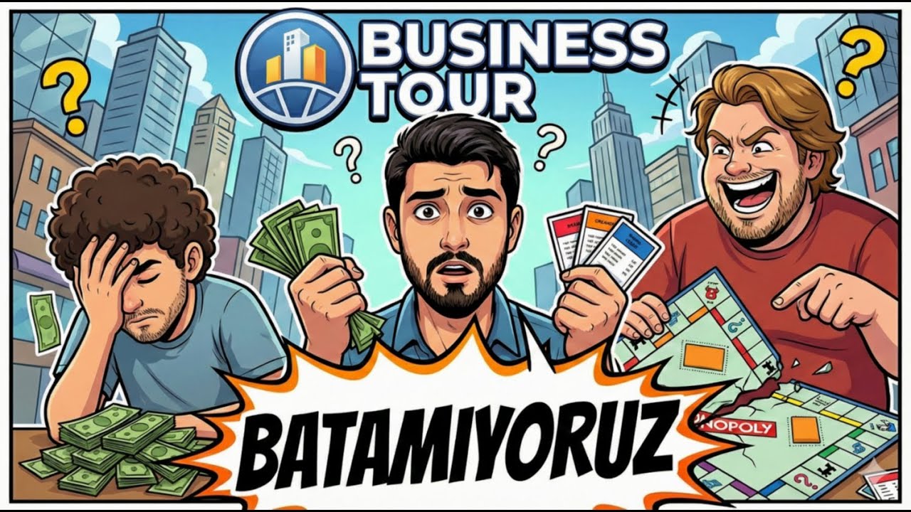 BATAMIYORUZ! 🤑 | Business Tour'da Dostluklar Bitti El Bitmedi