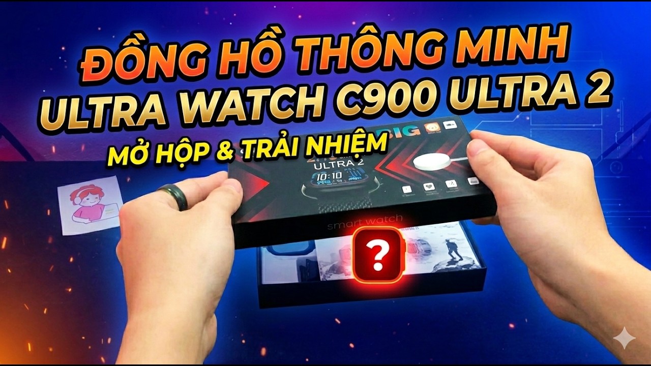 Đồng hồ thông minh ultra watch c900 ultra 2 - Dũng công nghệ nè