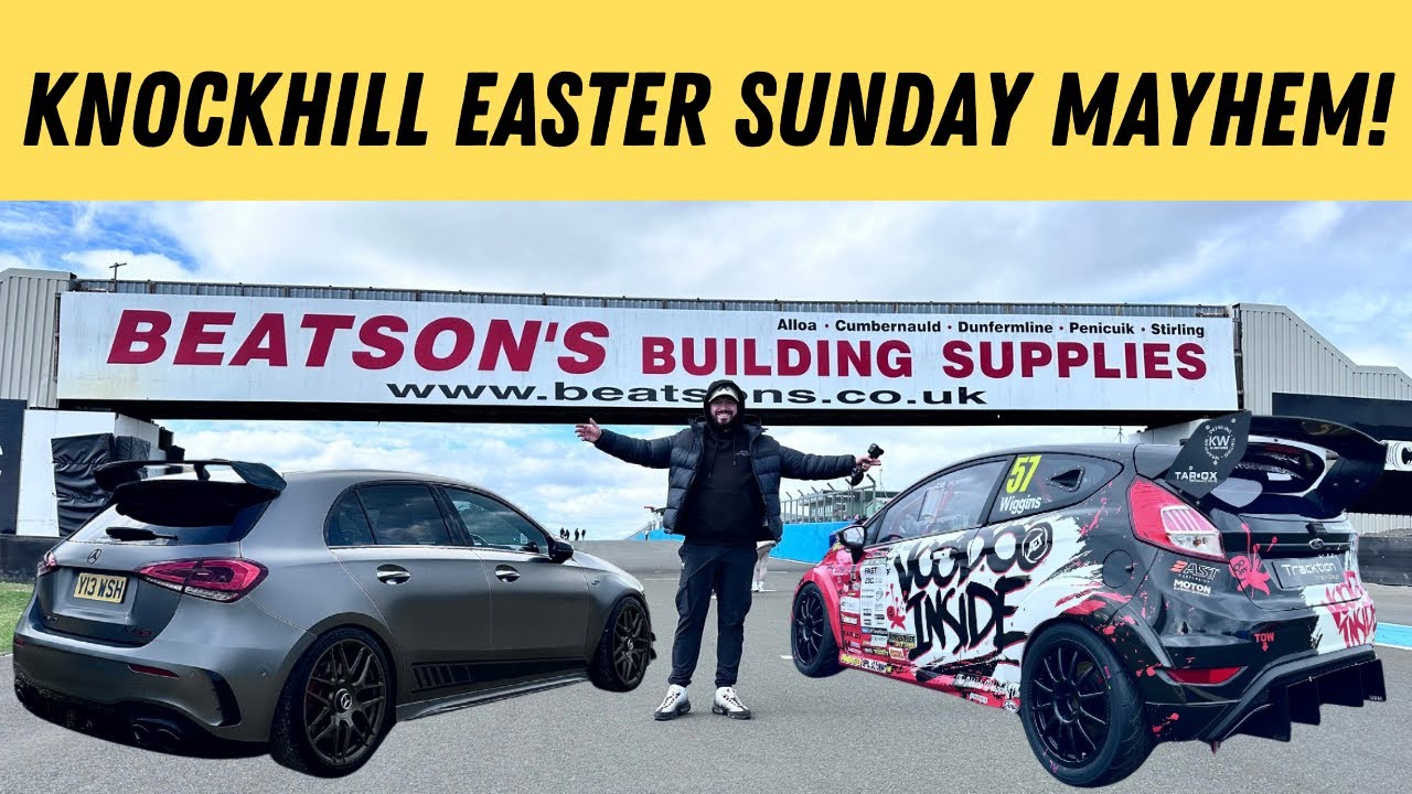 EPIC Easter Car Show & Track Day Madness at Knockhill! Supercars, Burnouts & Full Send Action!