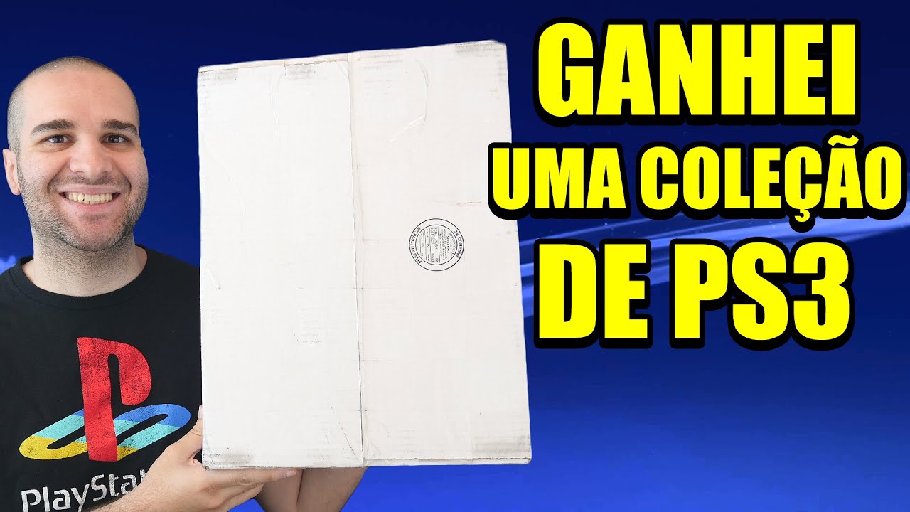 Unboxing De Uma Coleção Inteira De Playstation 3 Com Jogos Raros - PS3