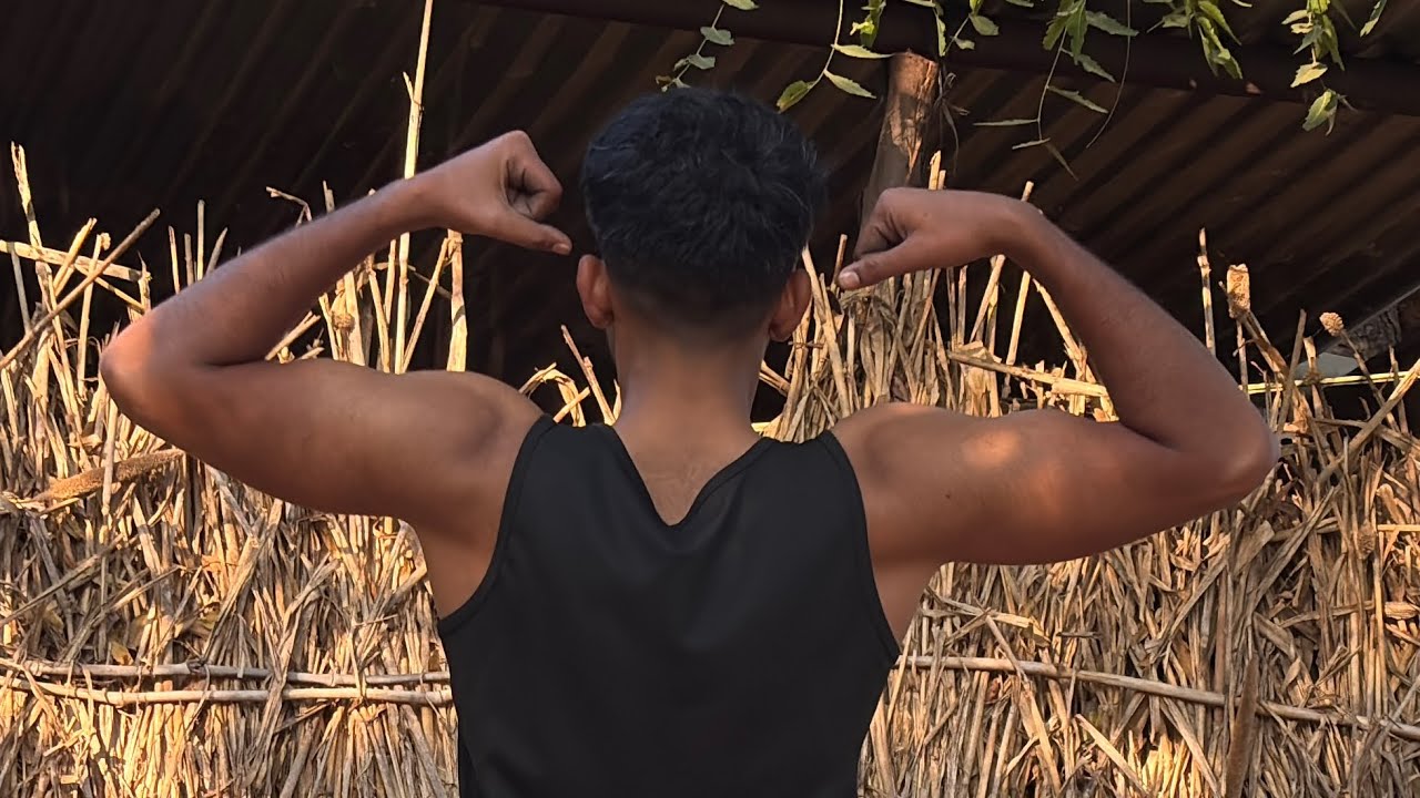 Desi Shoulders Workout 💪 | Village Fitness Vlog | Shrikant Fitness