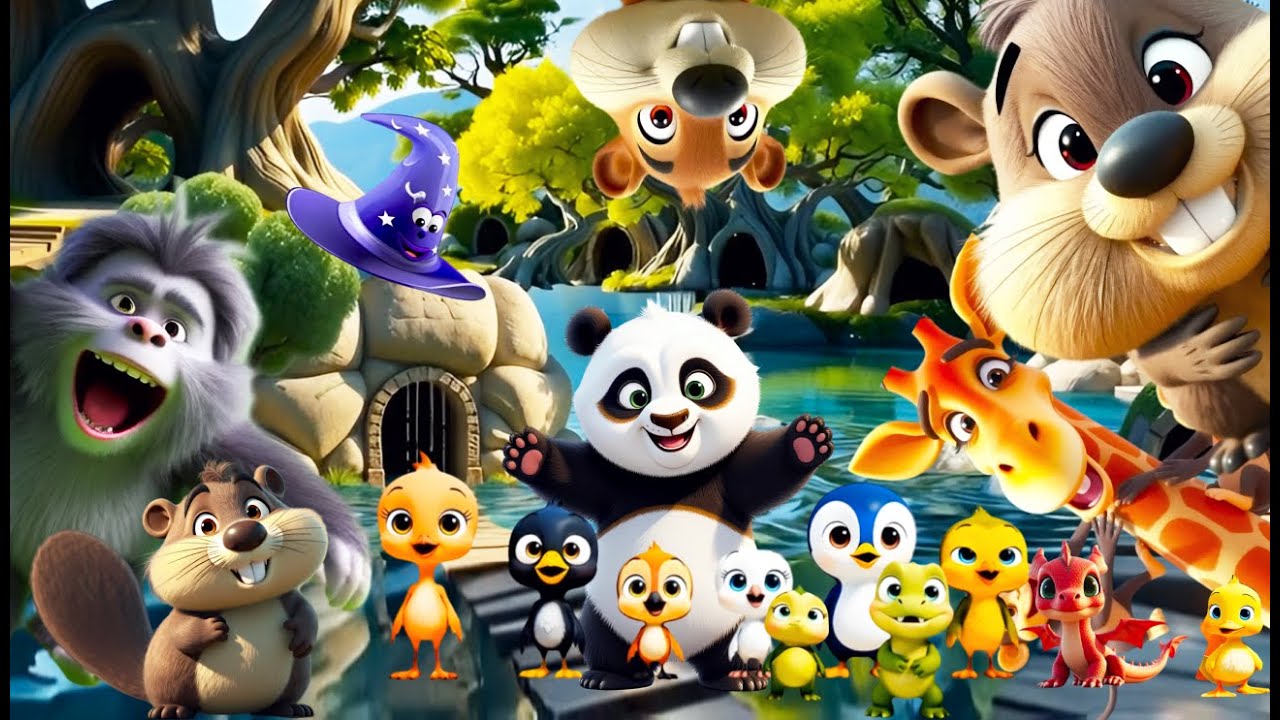 🐼✨ Episodio 37: I Castori Felici – Nuovi Amici 🎶🦫