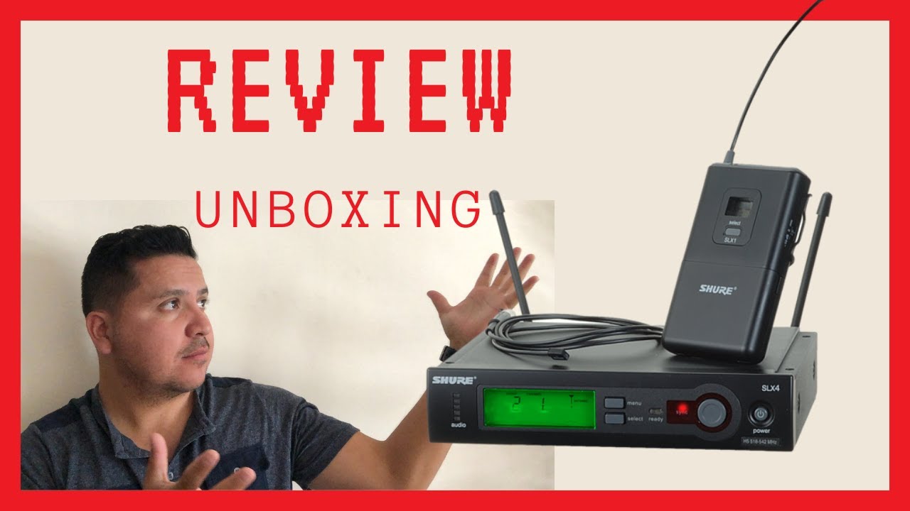 🎤 Shure SLX 🎤 Microfono INALAMBRICO Solapa/Mano | Unboxing