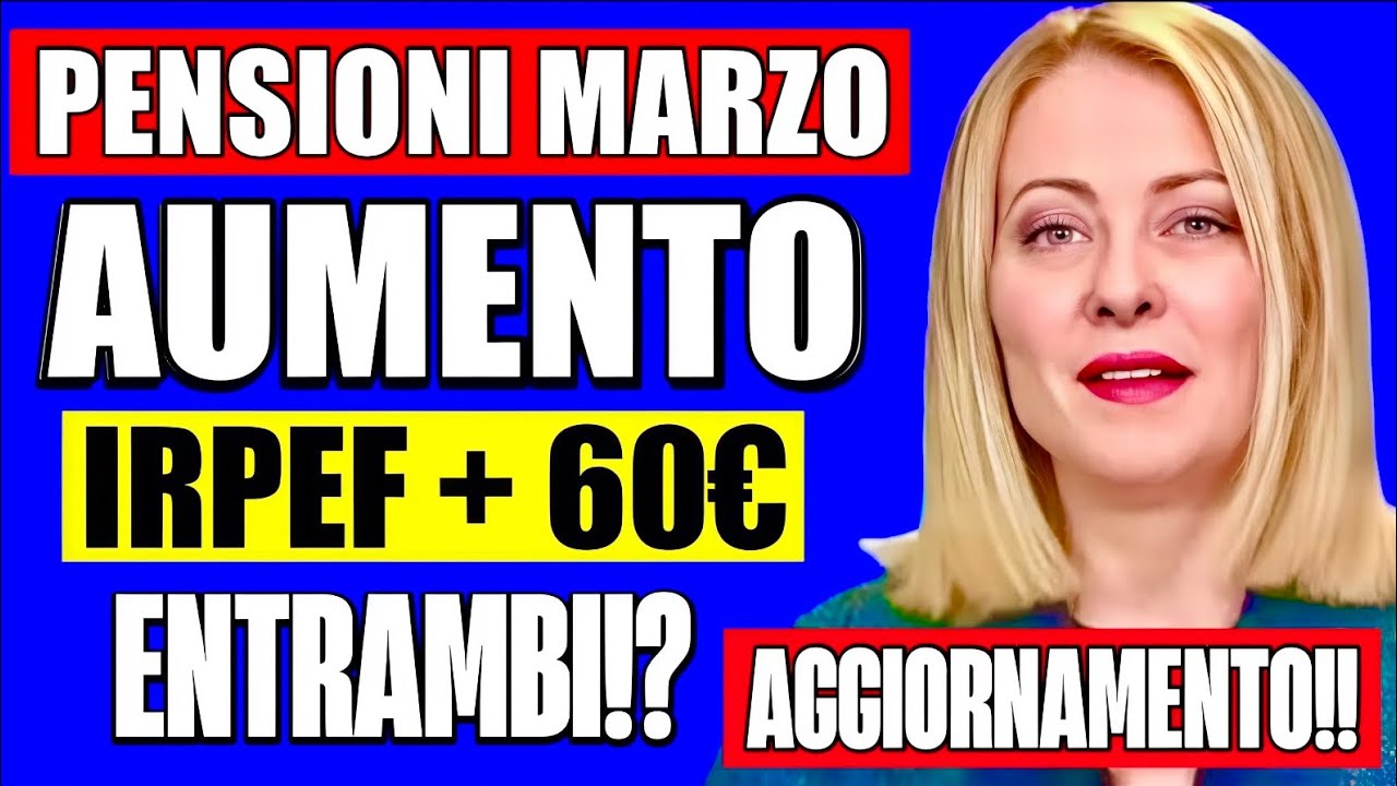 PENSIONI MARZO 👉 IN ARRIVO FINO A 440€ DI AUMENTI PIÙ DOPPI ARRETRATI!? NUOVO AGGIORNAMENTO!📈💰
