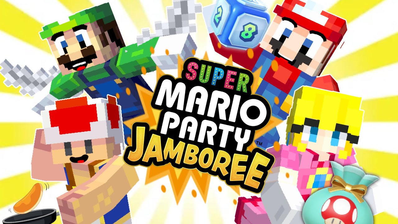 SUPER MARIO PARTY JAMBOREE IN MINECRAFT! 🎲🎉