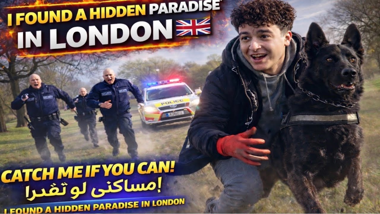 I Found a Hidden Paradise in London Then Police Showed Up!😳وجدتُ جنةً خفيةً في لندن ثم ظهرت الشرطة! 