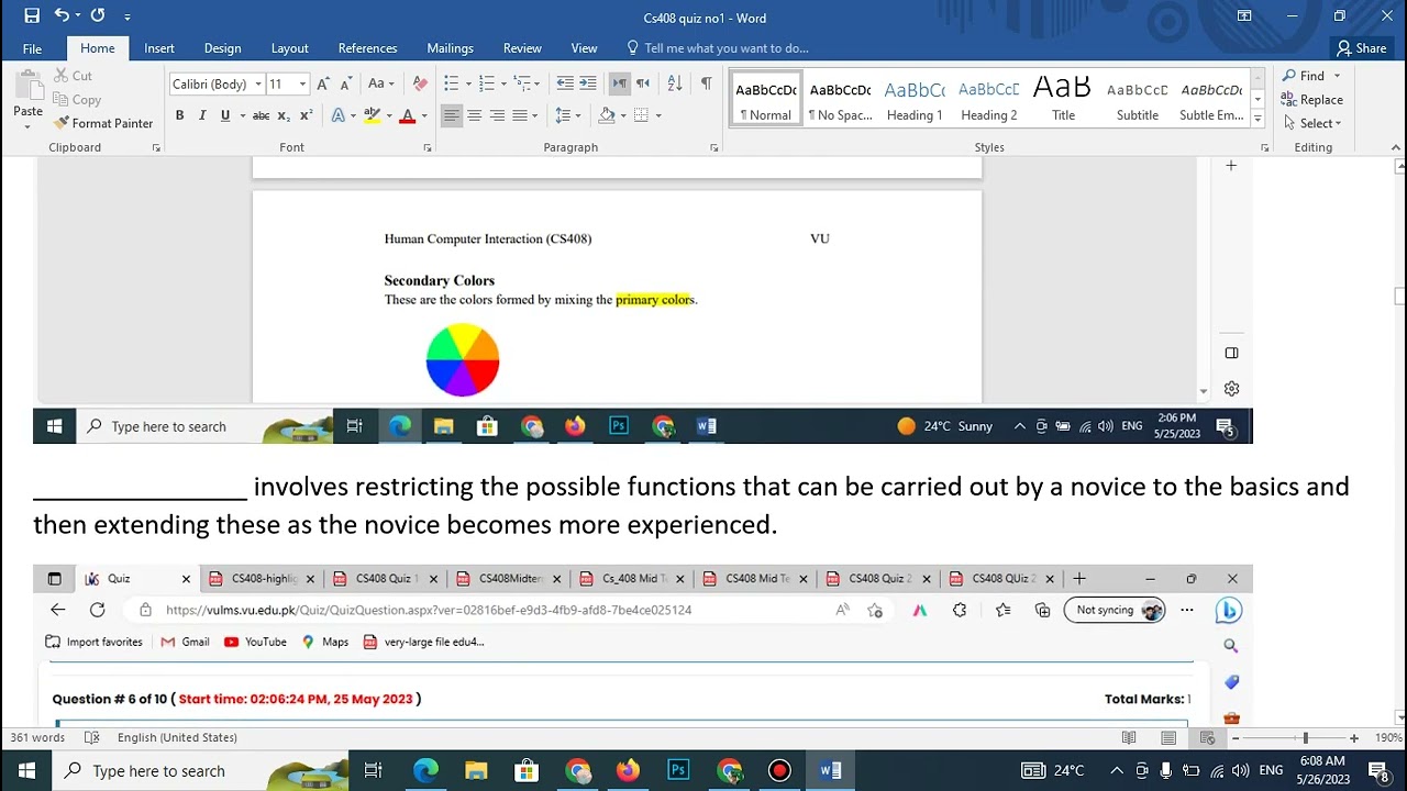 cs408 quiz no 1 solution spring 2023