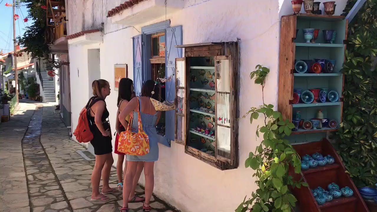 Road trip to picturesque Manolates and Vourliotes and a visit to the monastery of Panagia Vrontiani