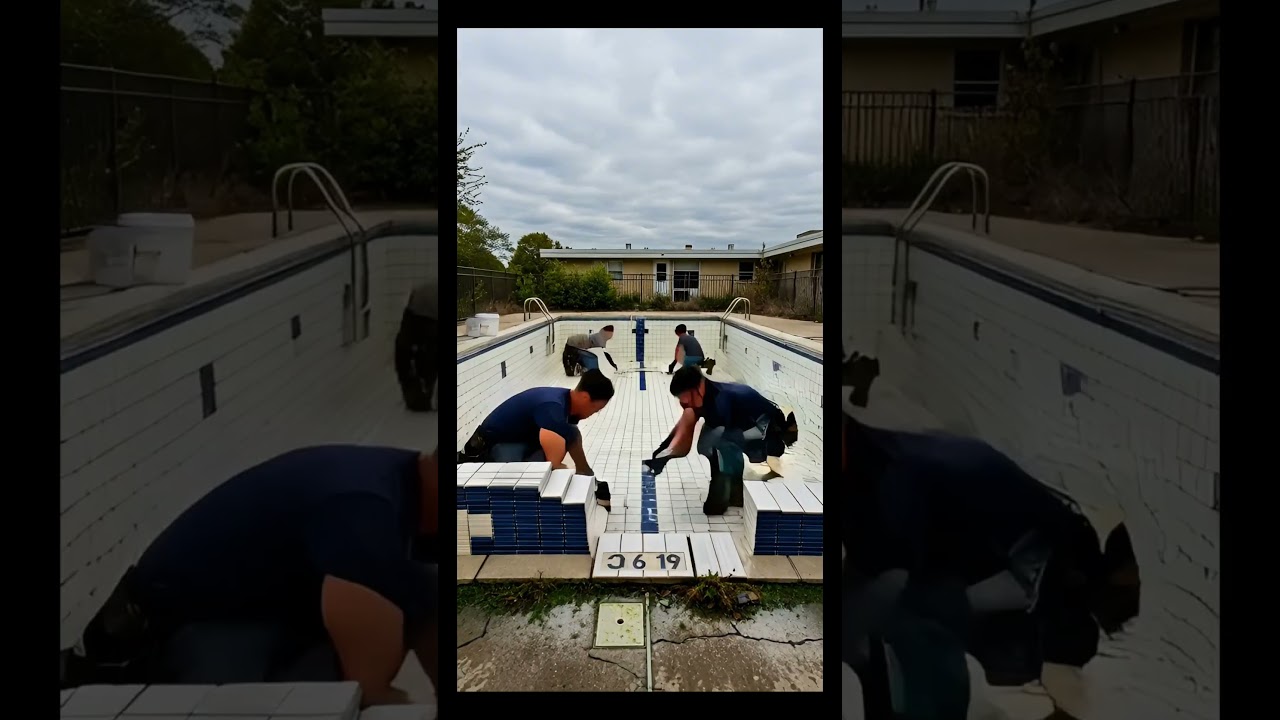 This Abandoned Pool Turned Into a Luxury Paradise 😱 | Pool Restoration Timelapse