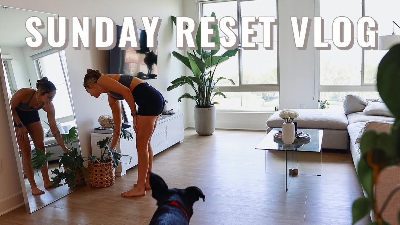 SUNDAY RESET VLOG: clean w/me, to-do lists, grocery haul, planning for a new week!