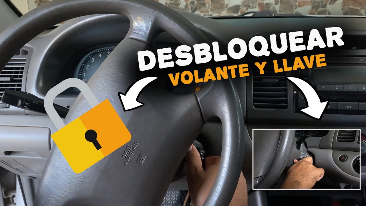 El Volante de mi Carro NO gira / Desbloquear gu&iacute;a o llave del AUTO