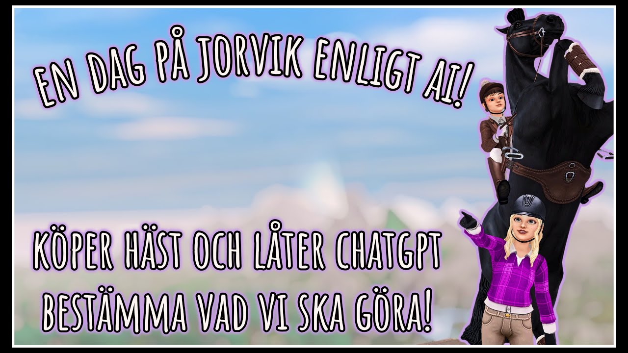 Köper häst och låter AI bestämma vad vi ska göra på Jorvik!