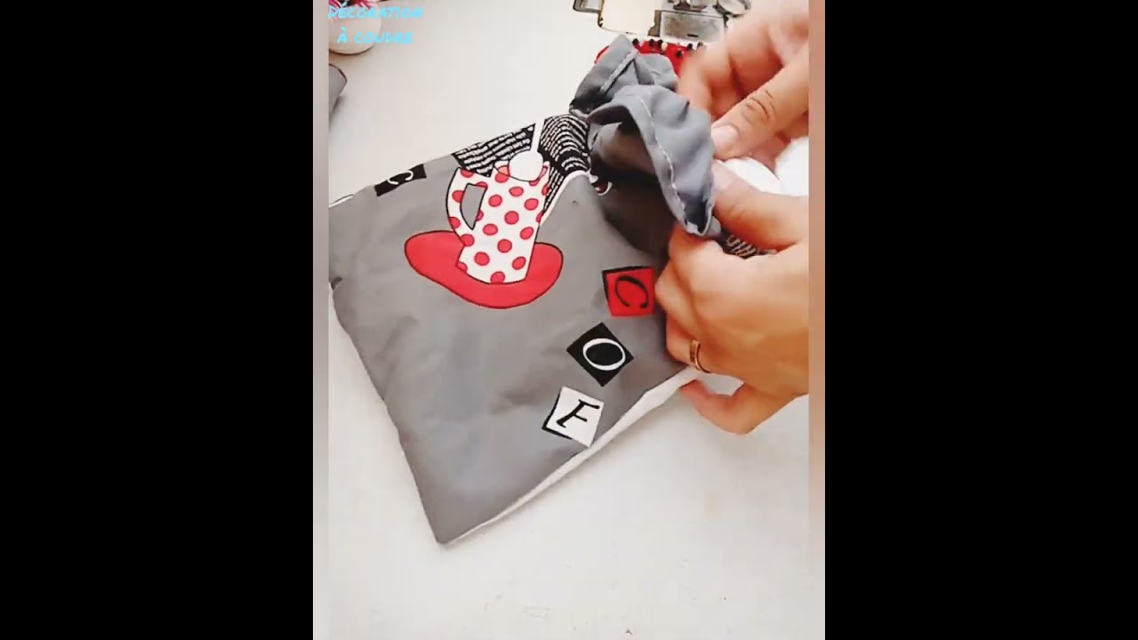 🧵Sewing the cover of the handle of the refrigerator door💥#خياطة  غلاف يد الثلاجة